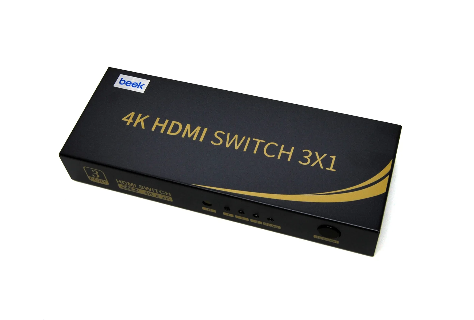 BEEK BS-VSW-HD31UH 3 Port Ultra HD 4K HDMI Switch, 3 giriş - 1 çıkış, uzaktan kumandalı, 4K2K
