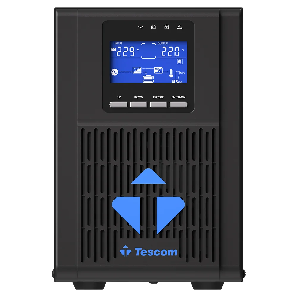 TESCOM NEOLINE 1 KVA (2X9AH) 1/1 ONLINE UPS LCD EKRAN (900040100)