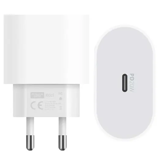 POWERWAY RXS27 20 WATT TYPE-C ŞARJ BAŞLIK ADAPTÖRÜ + KABLO SETİ (APPLE 15 PRO-PROMAX UYUMLU) alternatif görünüm