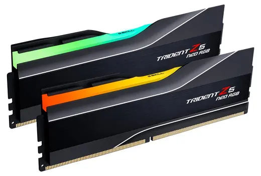 GSKILL 64GB (2X 32GB) DDR5 6000MHZ CL36 RGB DUAL KIT PC RAM / TRIDENT Z5 NEO F5-6000J3636F32GX2-TZ5NR görseli 2