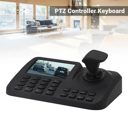 OPAX-334 IP KEYBOARD LCD EKRANLI IP SPEED DOME KAMERA KONTROL CİHAZI HDMI ÇIKIŞLI alternatif görünüm