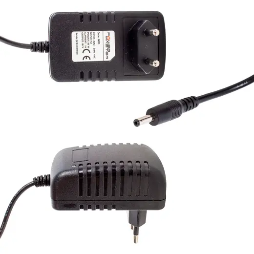 POWERMASTER PM-620 18 VOLT - 1 AMPER 3.5*1.35 MM UÇLU PLASTİK KASA PRİZ TİPİ ADAPTÖR alternatif görünüm