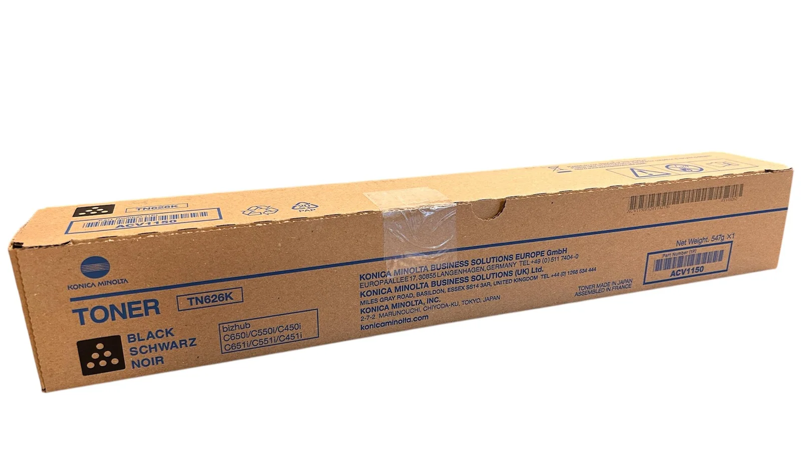 Minolta TN-626 Orijinal Siyah Toner Bizhub C450i C550i C650i ACV1150
