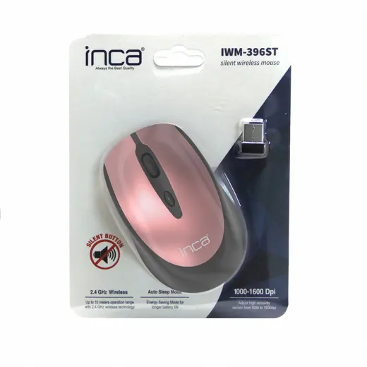 INCA IWM-396ST Kablosuz 1600dpi Gold Mouse görseli 3