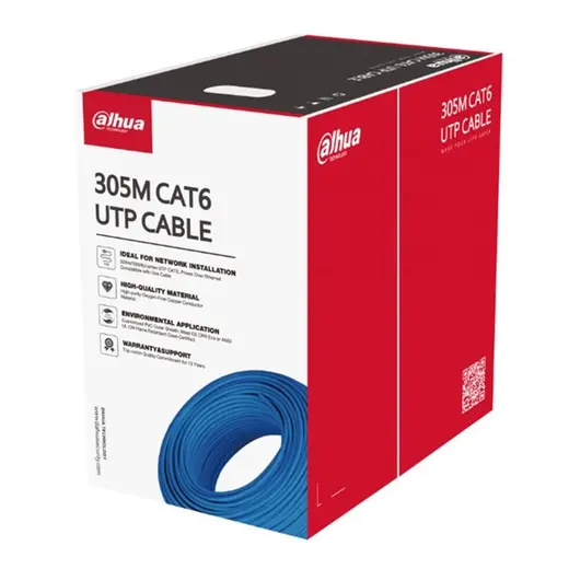 Dahua PFM923I-6UN-C Cat6 UTP LSZH Saf Bakır (305m)