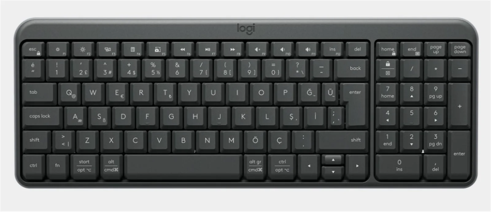 Logitech 920-013460 K250 Kablosuz Bluetooth Siyah Klavye