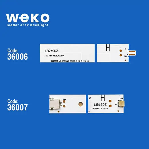 WKSET-6077 36006X6 36007X6 500TT41/42 V4 12 ADET LED BAR alternatif görünüm