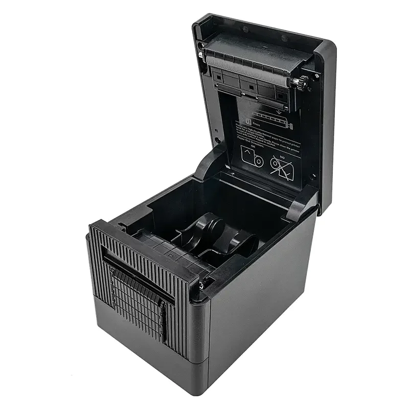 XPRINTER 203dpi XP-Q303F 80mm Direkt Termal Linerless Yapışkanlı Etiket ve Fiş Yazıcı