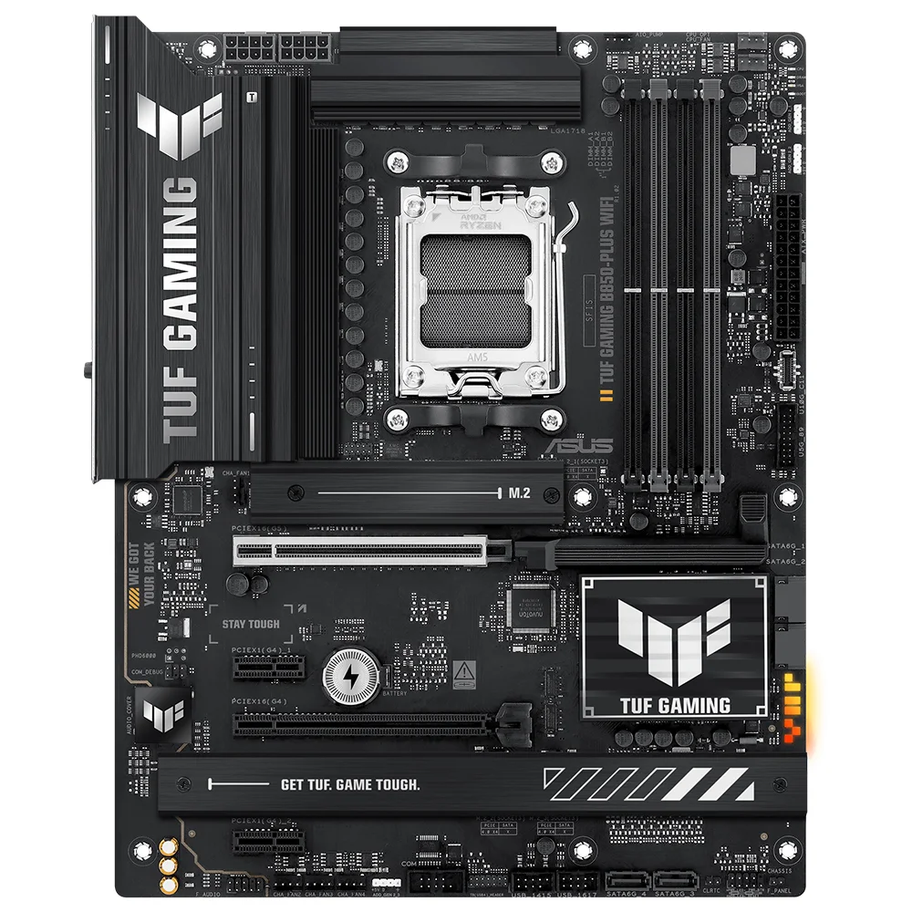 ASUS TUF GAMING B850-PLUS WIFI7 DDR5 HDMI DP PCIE 5.0 AM5 ATX
