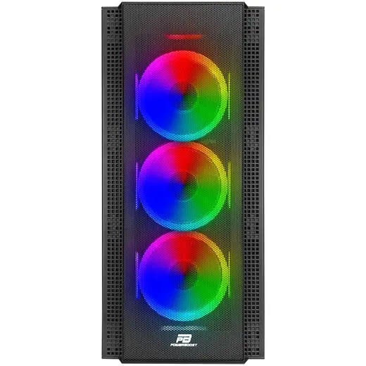 POWERBOOST VK-G3506S ARGB 4-ARGB Fanlı Gaming Mid-Tower PC Kasası görseli 5