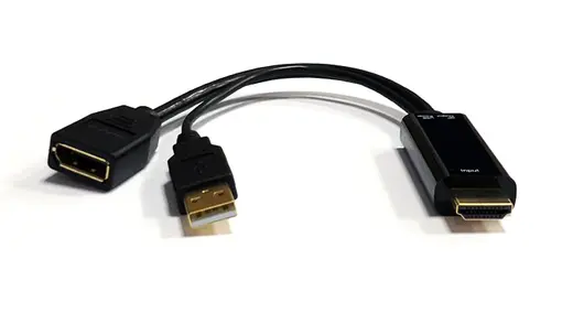 BEEK BC-DSP-HA-DP HDMI <-> DisplayPort (DP++) Adaptör, HDMI Tip A Erkek Giriş, DP Dişi Çıkış, DP 1.2