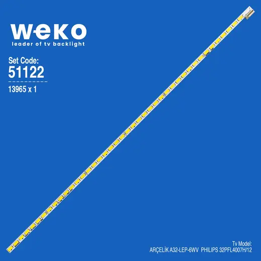WKSET-6122 13965X1 32 V12 EDGE REV0.4 2 1 ADET LED BAR (42LED)
