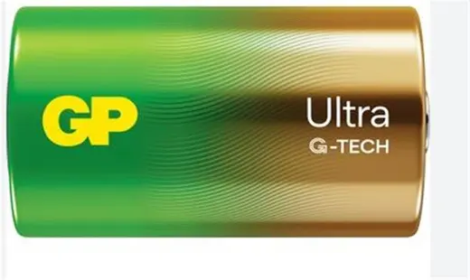 GP G-Tech LR20 Büyük Boy Ultra Alkalin Pil 2'li Paket GP13AU-U2 D Boy alternatif görünüm
