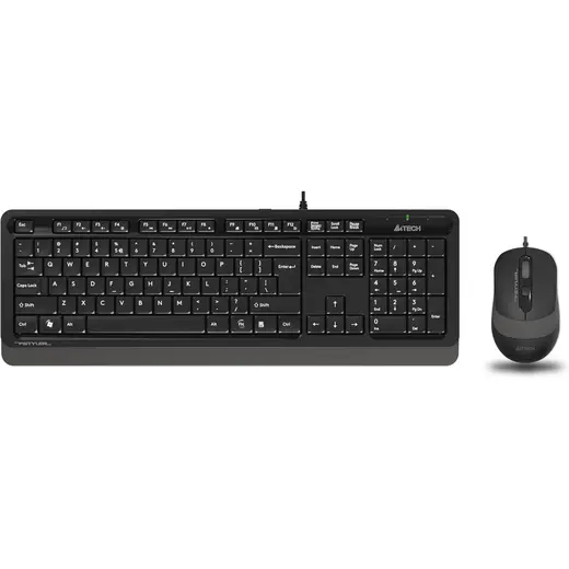 A4 Tech F1010 MM Klavye Mouse Set Gri USB