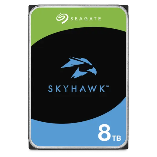 SEAGATE SKYHAWK 8 TB 256MB SATA3 180TB/Y RV 7/24 (ST8000VX010) alternatif görünüm