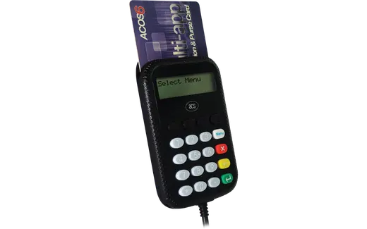 ACS APG 8201-B2 PinPad+LCD Temaslı Kart Okuyucu+Kodlayıcı