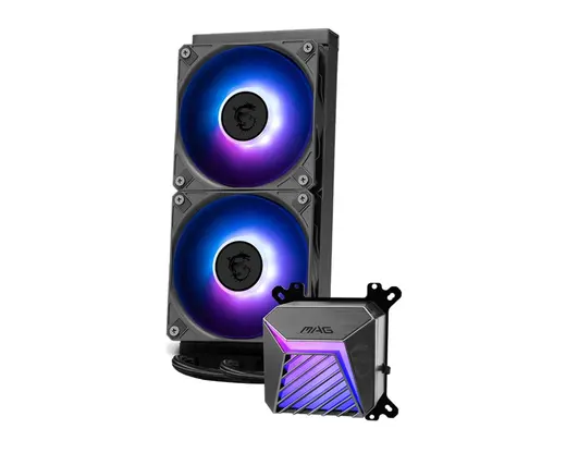 MSI 240mm MAG CORELIQUID A15 240 ARGB AM5-1851p Sıvı Soğutmalı İşlemci Fanı görseli 4