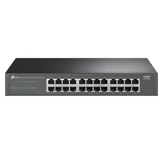 TP-LINK LS1024G 24 PORT GIGABIT MASAÜSTÜ RACKMOUNT SWITCH görseli 2