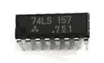 SCHUKAT 74LS157 QUAD 2-1 MUX.