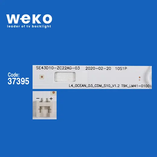 WKSET-6736 37395X3 SE43D10-ZC22AG-03 10S1P 3 ADET LED BAR alternatif görünüm