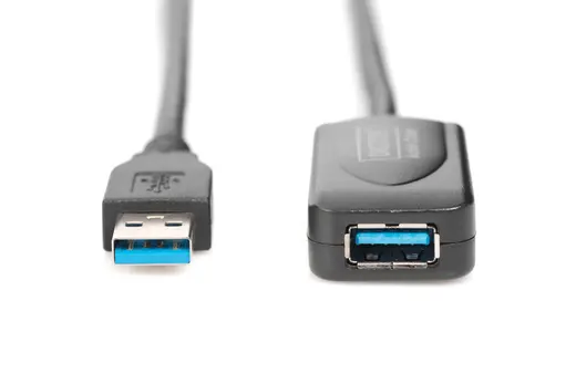 DIGITUS DA-73104 USB 3.0 Repeater / Uzatma Kablosu, USB A erkek / A dişi, 5 metre görseli 3
