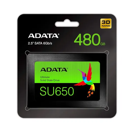 ADATA 480GB SU650 ASU650SS-480GT-R 520-450MB/s SATA-3 SSD Disk görseli 2