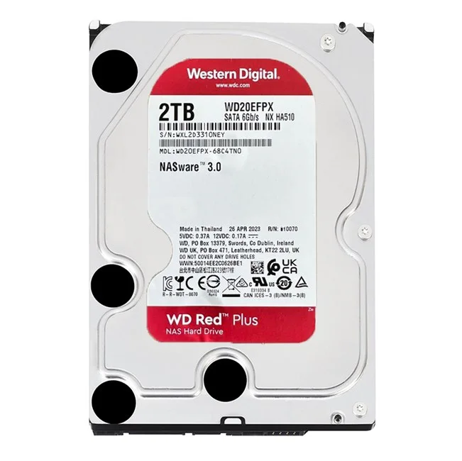 WD Red Plus Nas 2TB 3.5'' 5400Rpm SATA (WD20EFPX)
