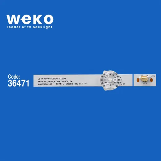 WKSET-6070 36471X4 JS-D-AP4916-091DC (70722A) 4 ADET LED BAR alternatif görünüm