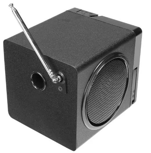 Mikado BT-236 3W+3W Siyah SD+MMC+( FM RADYO) Destekli Bluetooth Müzik Kutusu Aux Grişli Şarjlı alternatif görünüm
