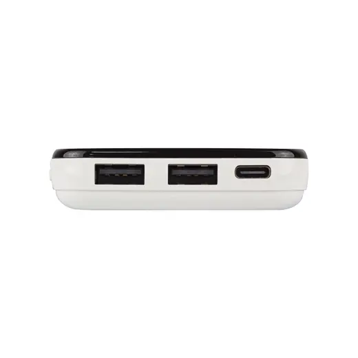 S-LINK IP-G2710 10000 MAH POWERBANK 2 USB PORT BEYAZ LCD GÖSTERGELİ POWERBANK görseli 3