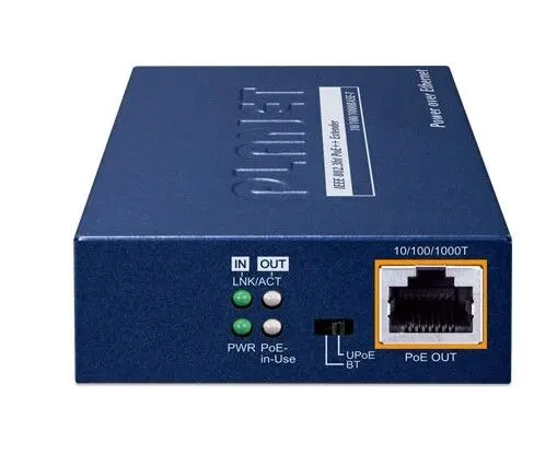 PLANET PL-POE-E301 1-Port 802.3bt to 1-Port 802.3bt Gigabit PoE++ Sinyal Uzatma Cihazı 1-Port 802.3bt to 1-Port 802.3bt alternatif görünüm