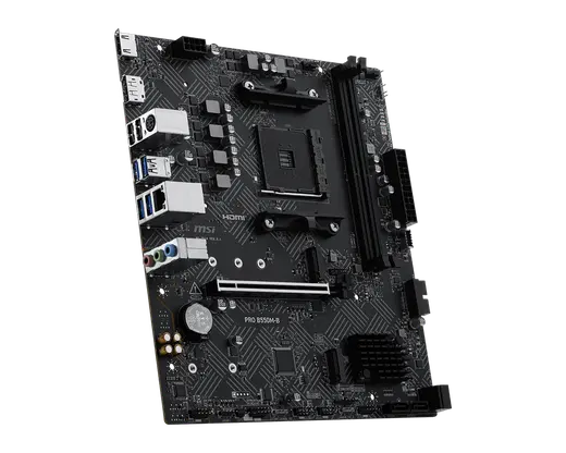 MSI PRO B550M-B DDR4 HDMI-DP PCIE 4.0 AM4 mATX görseli 3