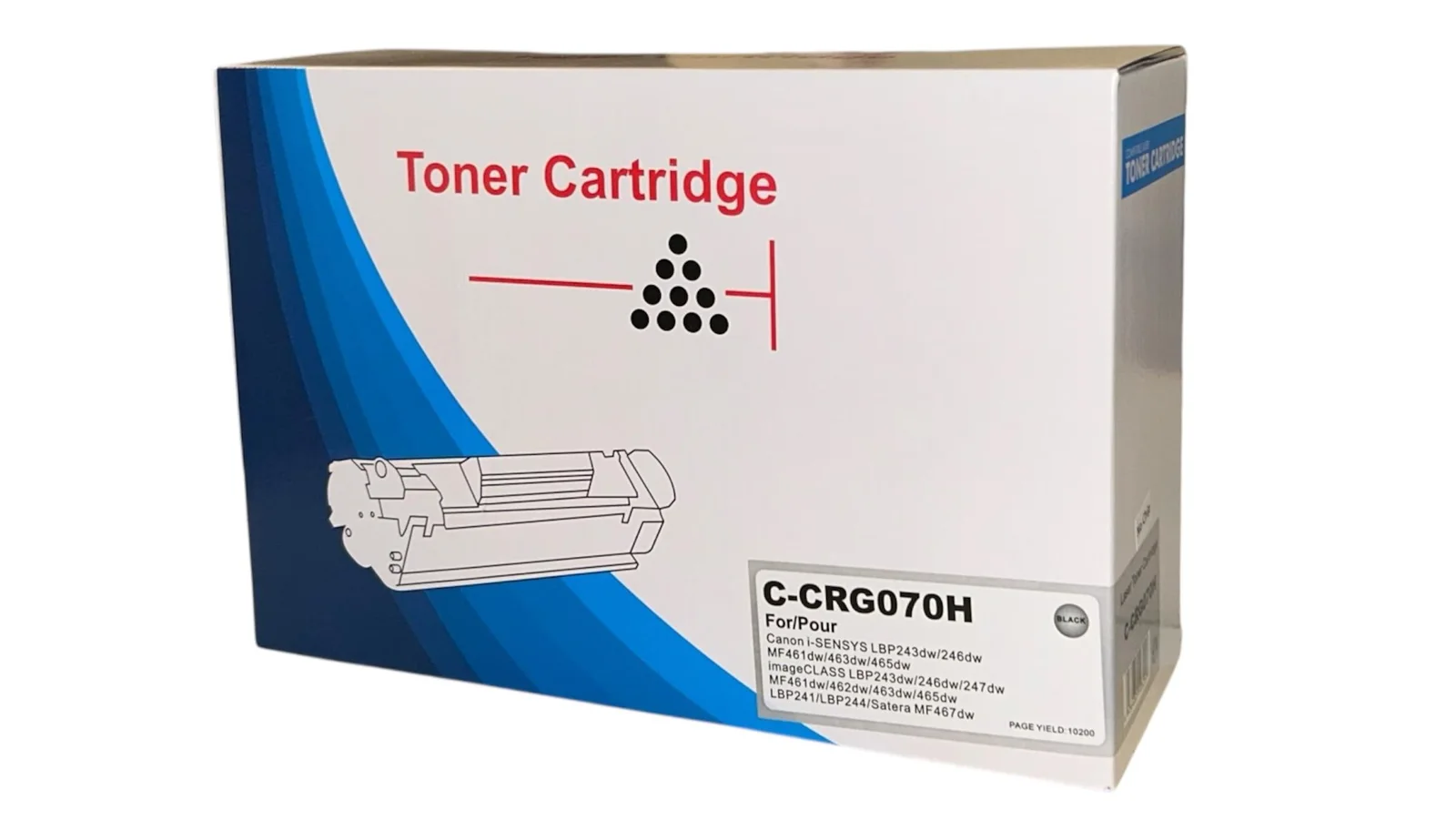 Canon CRG-070H Chipli Muadil Toner LBP 243dw 246dw MF461dw 463dw 65dw (10,2k)