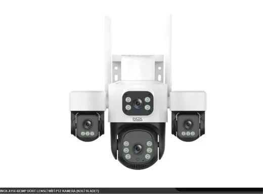 INOX-X114 4X3MP DÖRT LENSLİ WİFİ PTZ KAMERA