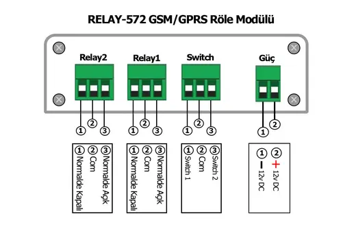 OPAX RELAY-572 Mobil Uygulamalı Telefonla Kapı ve Bariyer Açma Modülü görseli 6