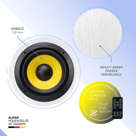 Thonet & Vander HOCH 2.0 120W Cinema Hoparlör- 2.0 Sistem - 120W RMS görseli 1