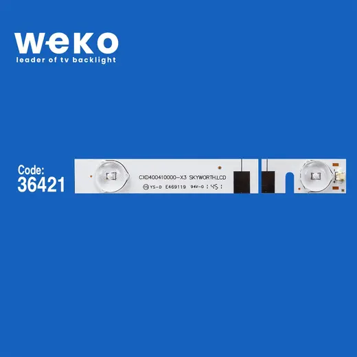 WKSET-6068 36421X4 CXD400410000-X3 SKYWORT.LCD 4 ADET LED BAR alternatif görünüm