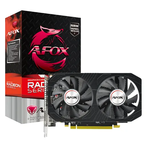 AFOX 4GB AFRX550-4096D5H2-V4 RX550 GDDR5 128bit HDMI DVI-DP PCIE 3.0 görseli 5