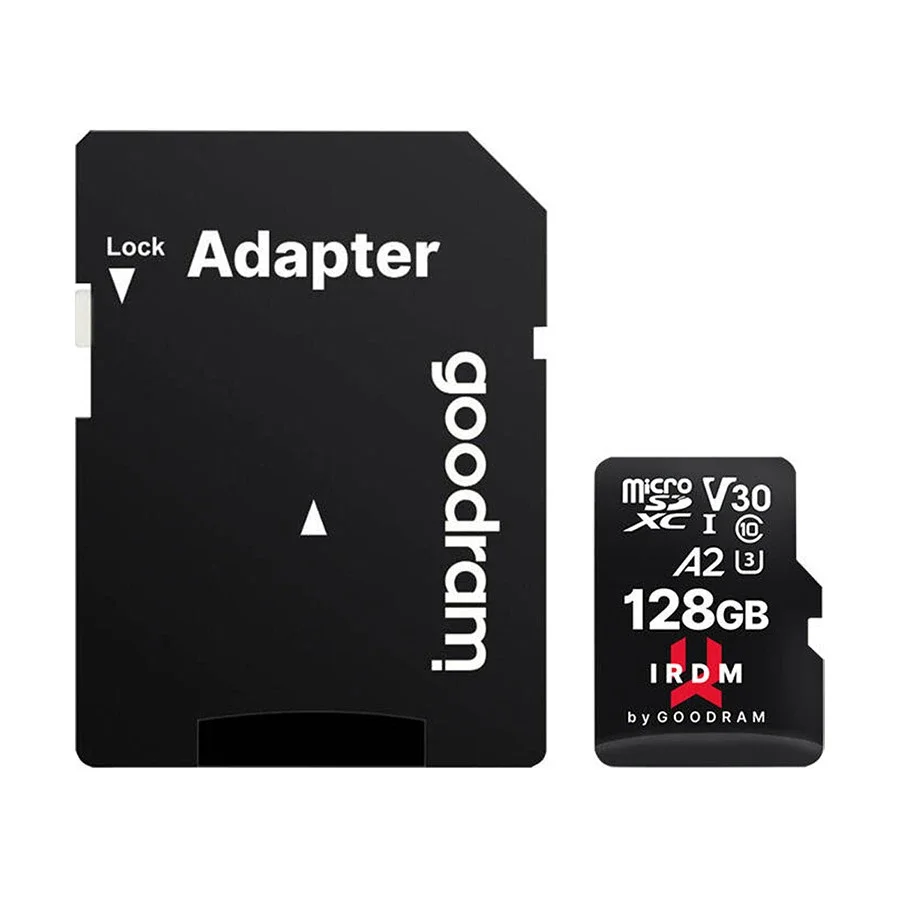 GOODRAM 128GB IRDM IR-M2AA-1280R12 U3 A2 170MB/s micro SD Hafıza Kartı