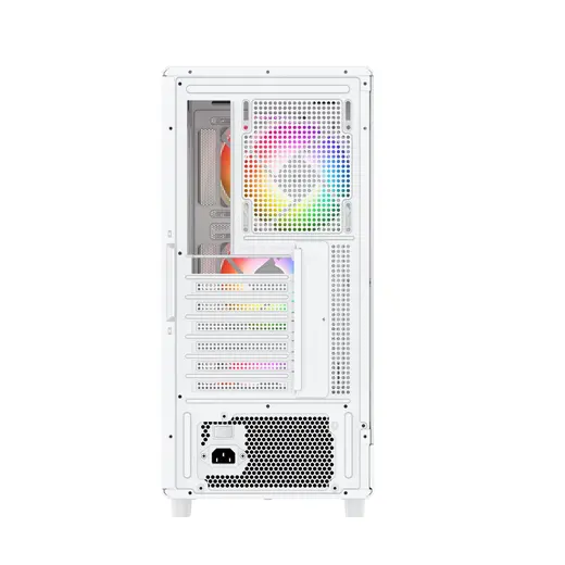 POWERBOOST 650W 80+ BRONZE PB-A5065W-650w 4-ARGB Fanlı Gaming Mid-Tower PC Kasası görseli 1
