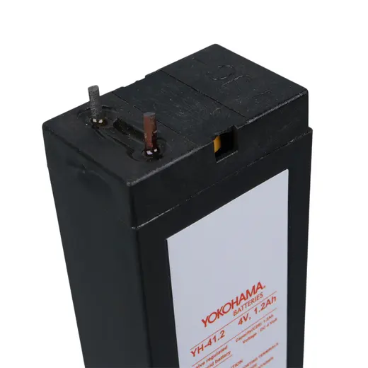 YOKOHAMA YH-41.2 4 VOLT - 1.2 AMPER KURU AKÜ (35.2 X 22 X 91 MM) görseli 4