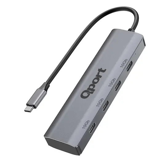 QPORT Q-TUC06 TYPE-C TO 4 PORT TYPE-C COKLAYICI alternatif görünüm
