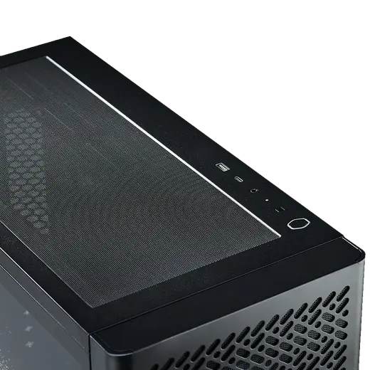 COOLERMASTER 750w 80+ Gold Elite 502 TG E502-KGNN75-S00 Gaming Mid-Tower PC Kasası görseli 1