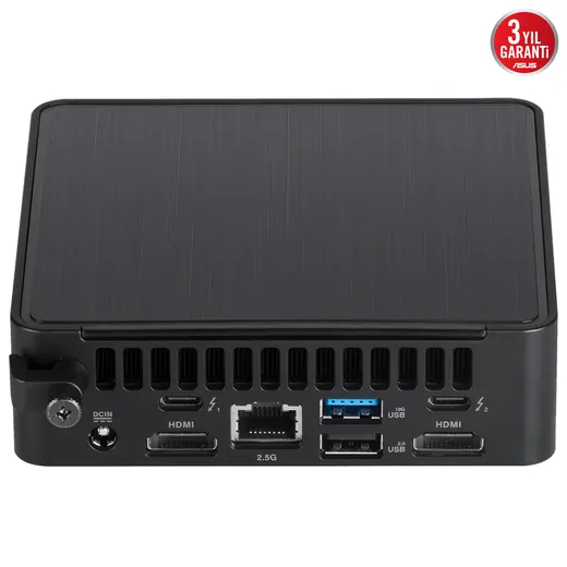 ASUS CORE 3 100U-RAM DİSK YOK-FDOS MINI PC / NUC14 PRO SLIM KIT NUC14RVKI3 / 90AR0062-M00040 görseli 6