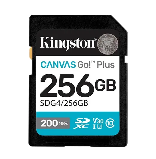 Kingston 256GB SDXC Gen4 200MB/s SDG4/256GB alternatif görünüm