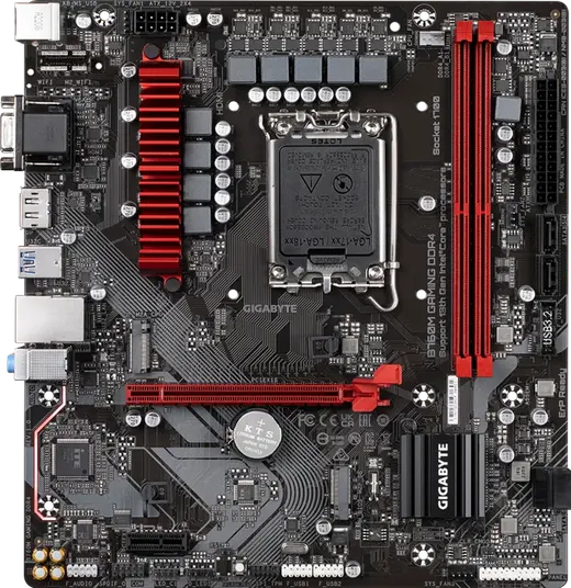 GIGABYTE B760M GAMING DDR4 HDMI-DP TYPEC PCIE 4.0 1700p mATX görseli 4