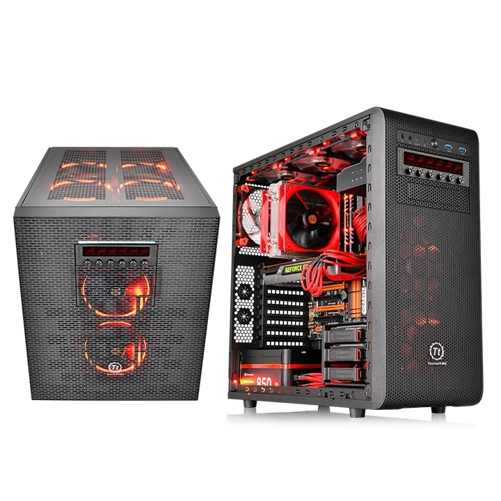 THERMALTAKE Commander F6 AC-024-BN1NAN-A1 RGB LCD Ekranlı Multi Fan Kontrol Ünitesi