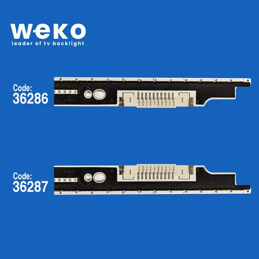 WKSET-5391 36286X1 36287X1 SAMSUNG_2013SVS40_7032SNB 2 ADET LED BAR (59LED) alternatif görünüm