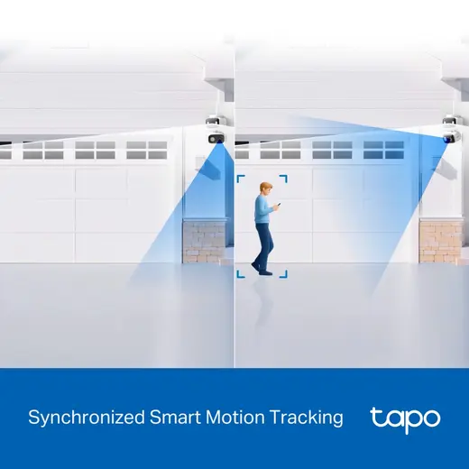 TP-LINK 3MP Tapo C246D Wifi Kablosuz Çift Lensli Pan/Tilt IP Güvenlik Kamerası görseli 7