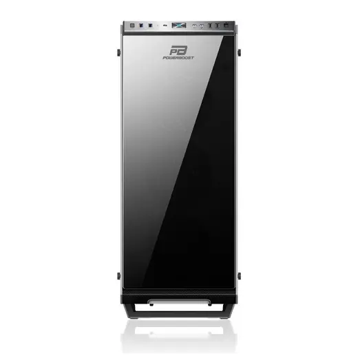 POWERBOOST VK-G3903S 6-RGB Halo Fanlı Gaming Mid-Tower PC Kasası görseli 1